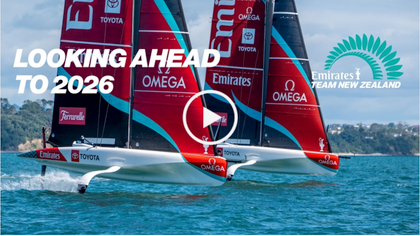 America's Cup Defender hard at it in Auckland