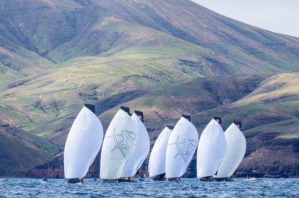 44Cup fleet set to race despite trade winds absence in Lanzarote