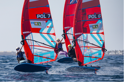Opening day at 2026 Lanzarote iQFOiL Games delivers fast-paced slalom action
