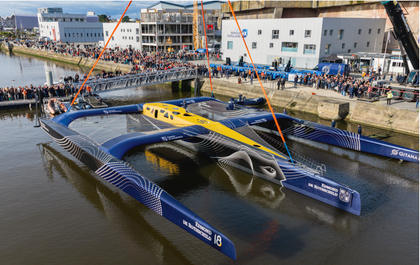 Maxi Edmond de Rothschild launched in Lorient