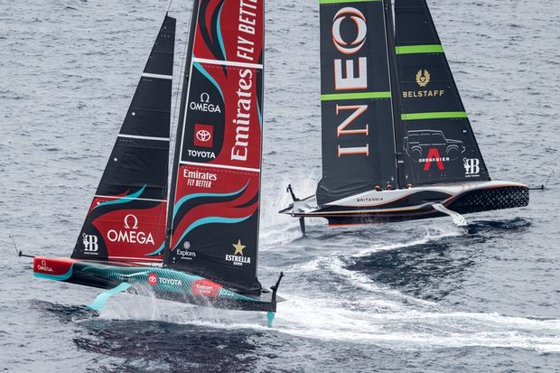 Kiwi brilliance takes Emirates Team New Zealand to Match Point in the Louis Vuitton 37th America’s Cup Match