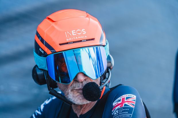 Sir Jim Ratcliffe provides the pedal power on-board British AC75