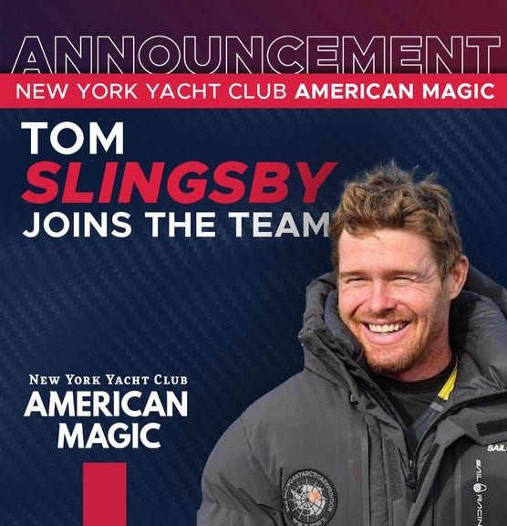 Tom Slingsby joins NYYC American Magic for 37th America’s Cup