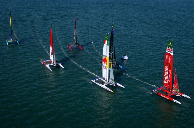 SailGP trial new 27-metre wingsail for possible use in Season 5 Grand Final