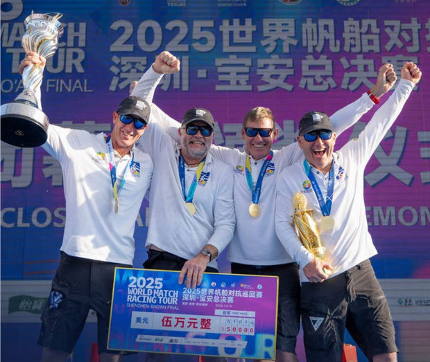 Unstoppable Ian Williams claims ninth Match Racing World Championship title