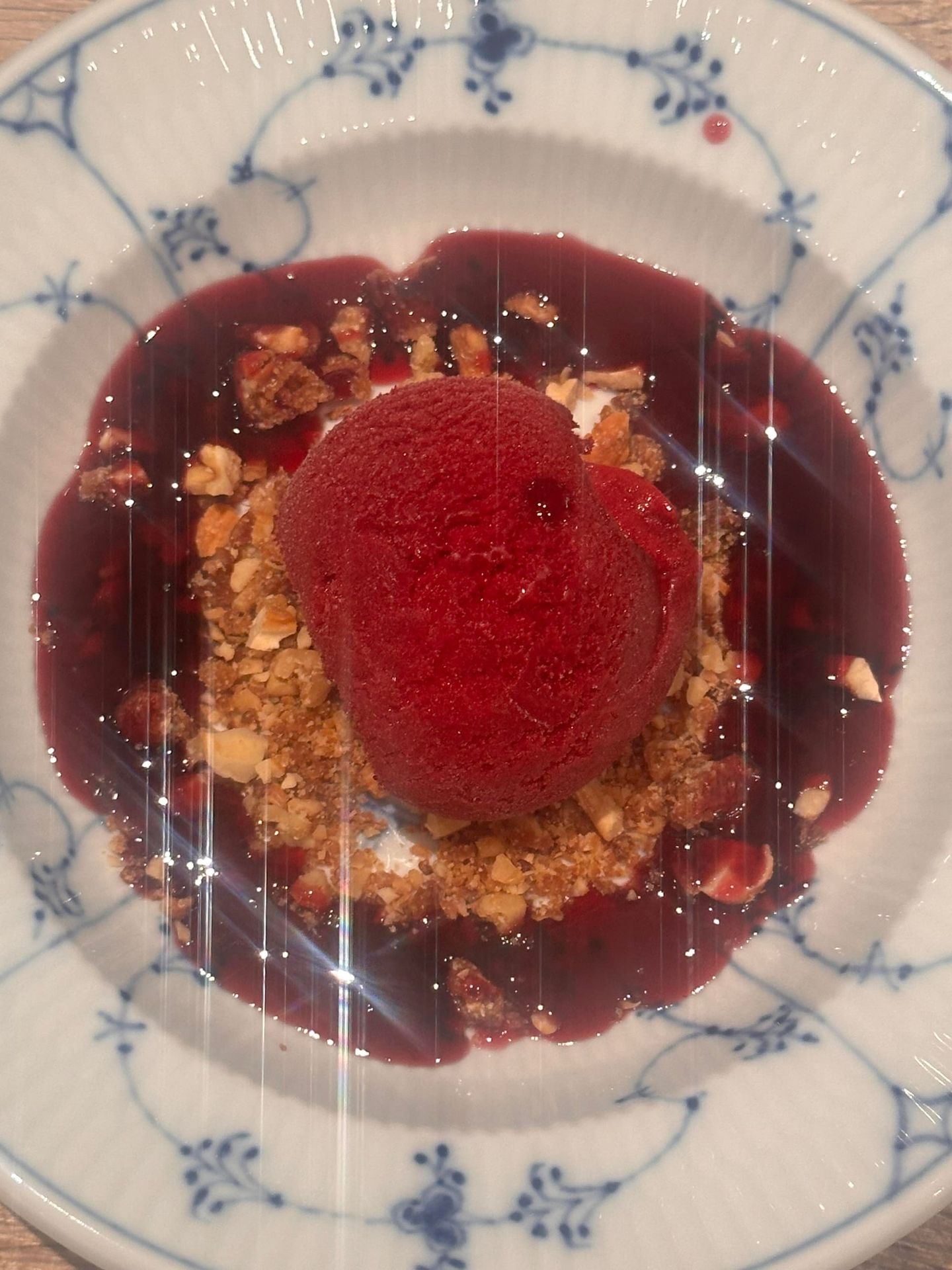 Solbærsorbet & Pear Gin Fizz