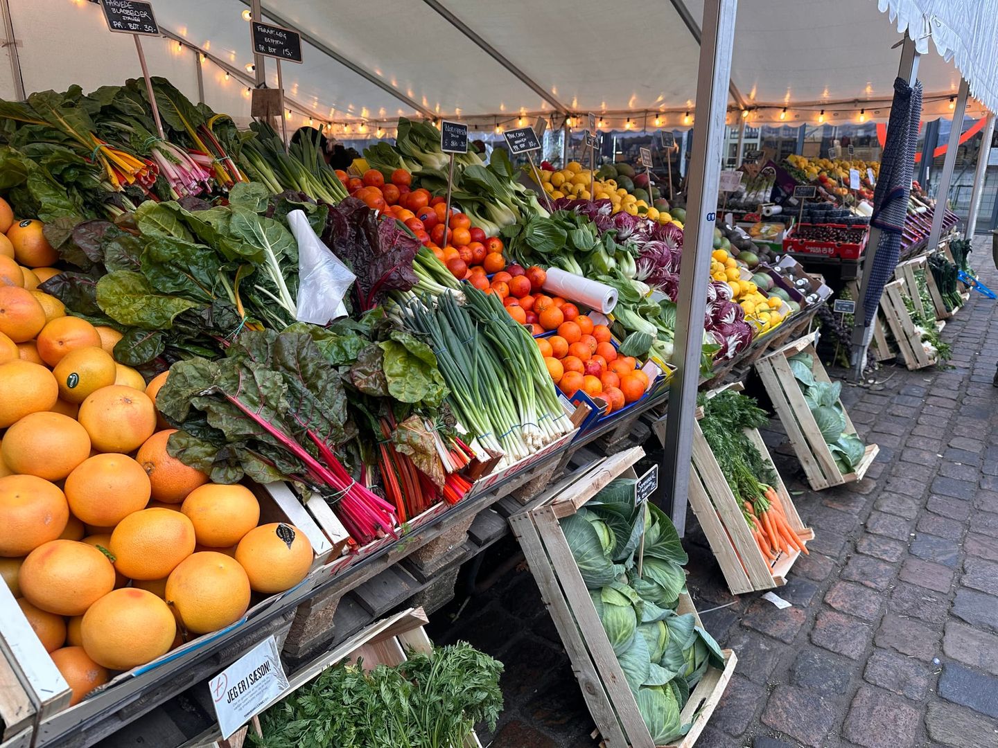 Februar-menuen var vidunderlig - men vi spiste den uden gæster