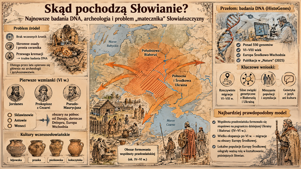 Skąd pochodzą Słowianie?