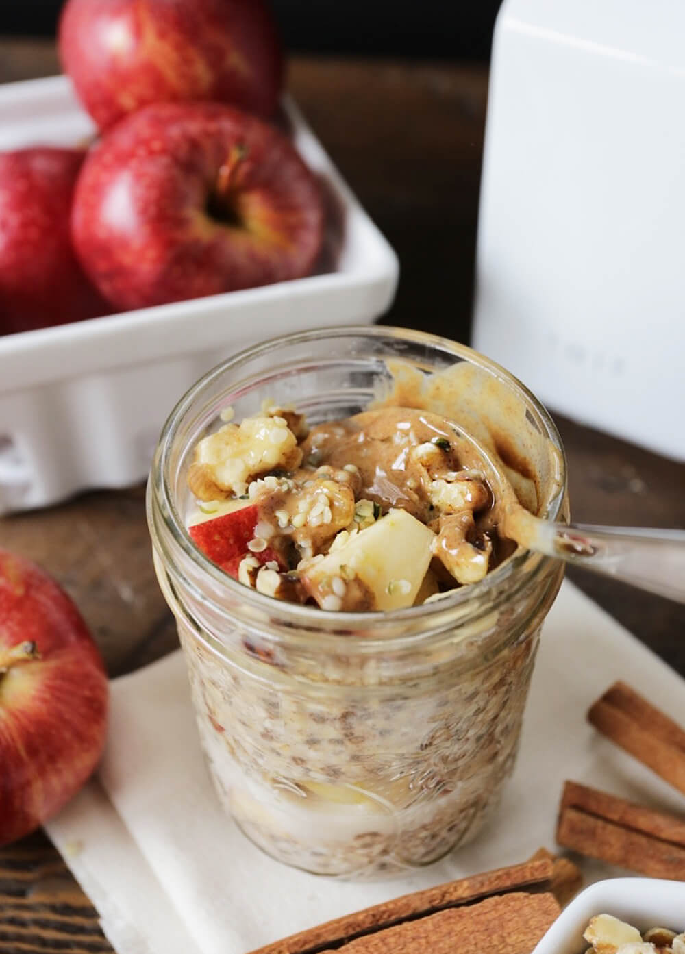 Apple Cinnamon Overnight Oats