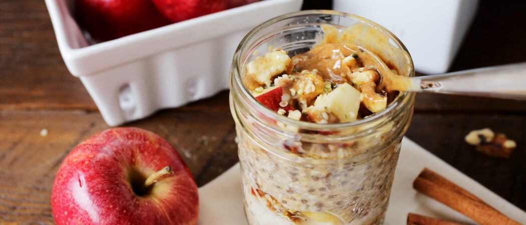 Apple Cinnamon Overnight Oats
