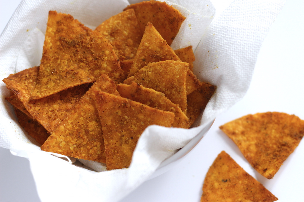 Easy vegan cheesy Doritos recipe.
