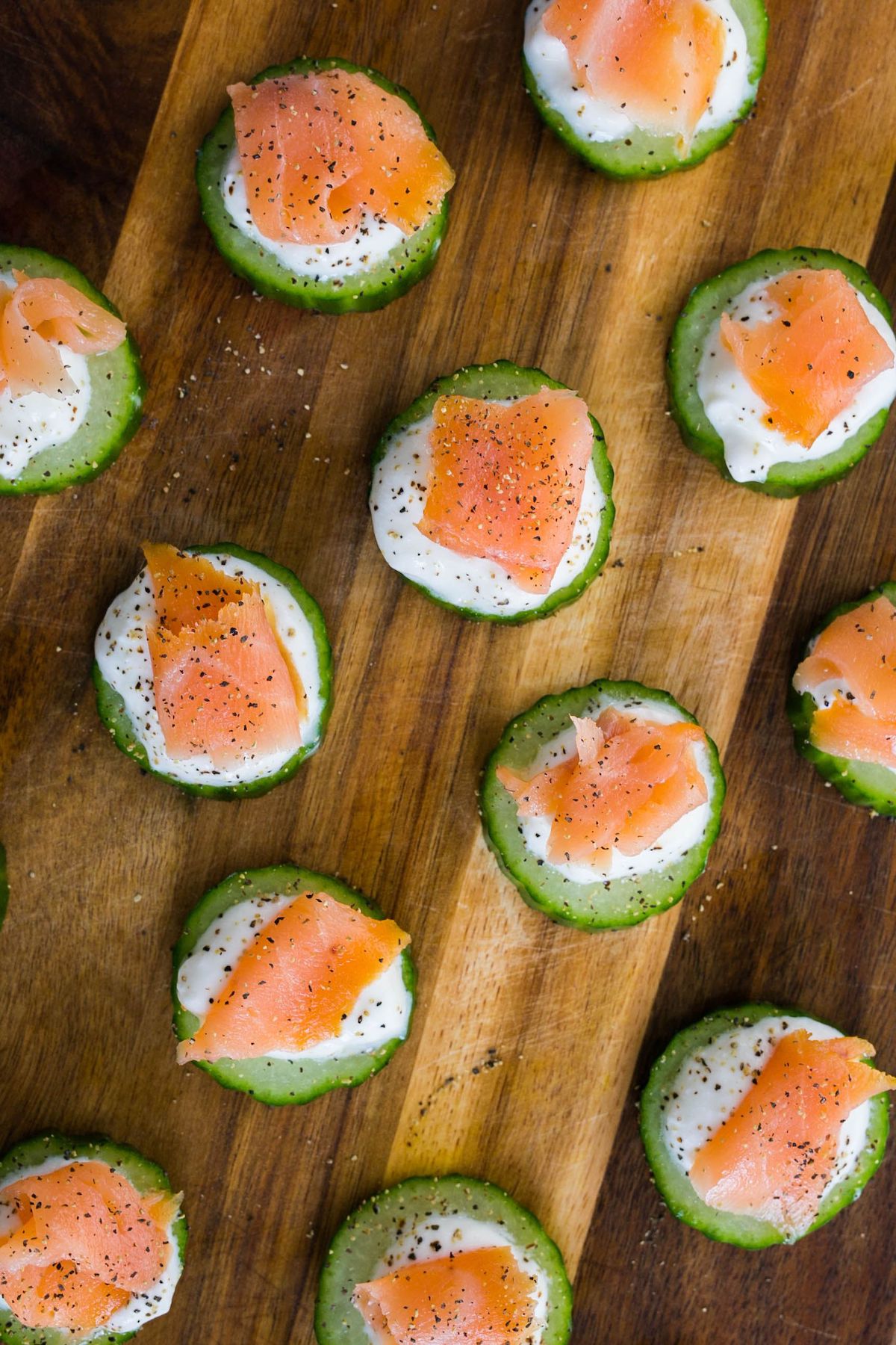 10 Mediterranean Diet Approved Recipes to Add to Your Meal Plan - Salmon Cucumber Bites