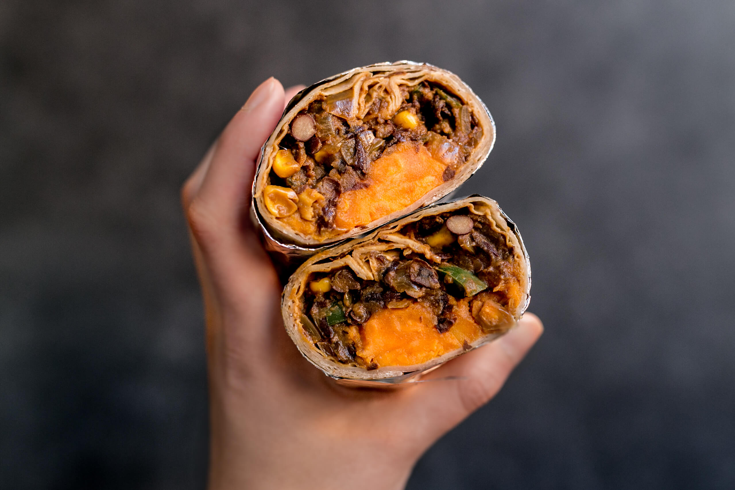 20 Freezer Friendly Meal Ideas: Meal Prep Black Bean & Sweet Potato Burritos