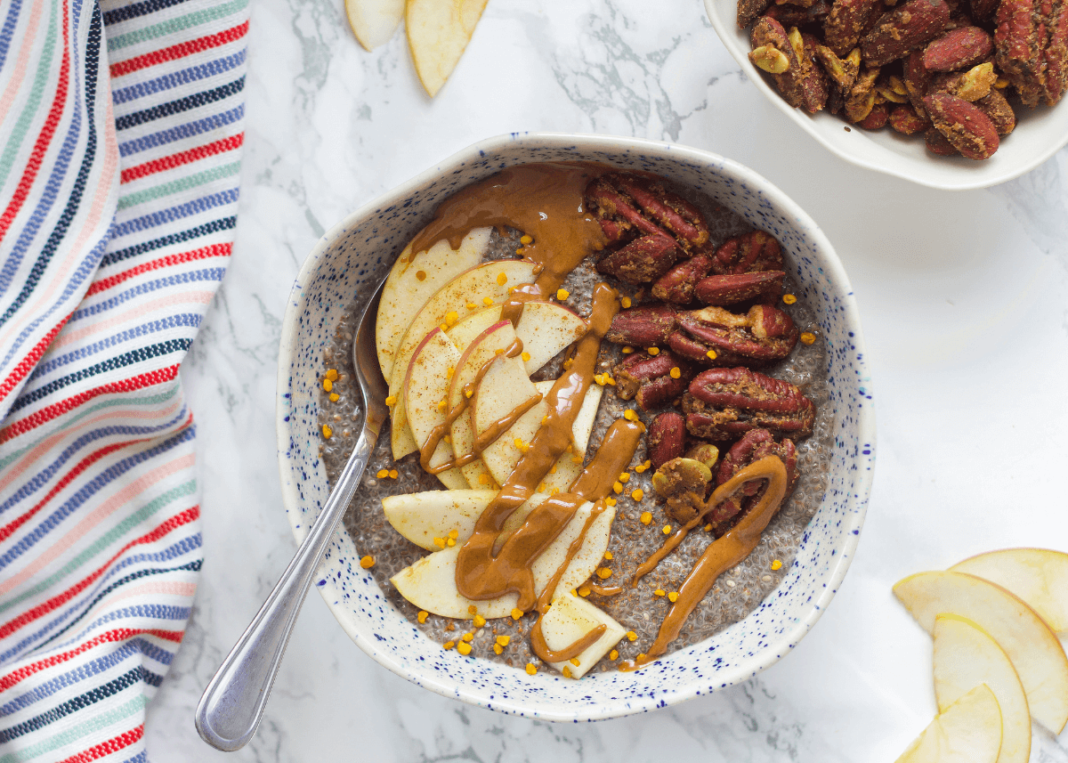 5 Ingredient Meal Ideas Your Clients Will Love: Warm Apple Chia Pudding
