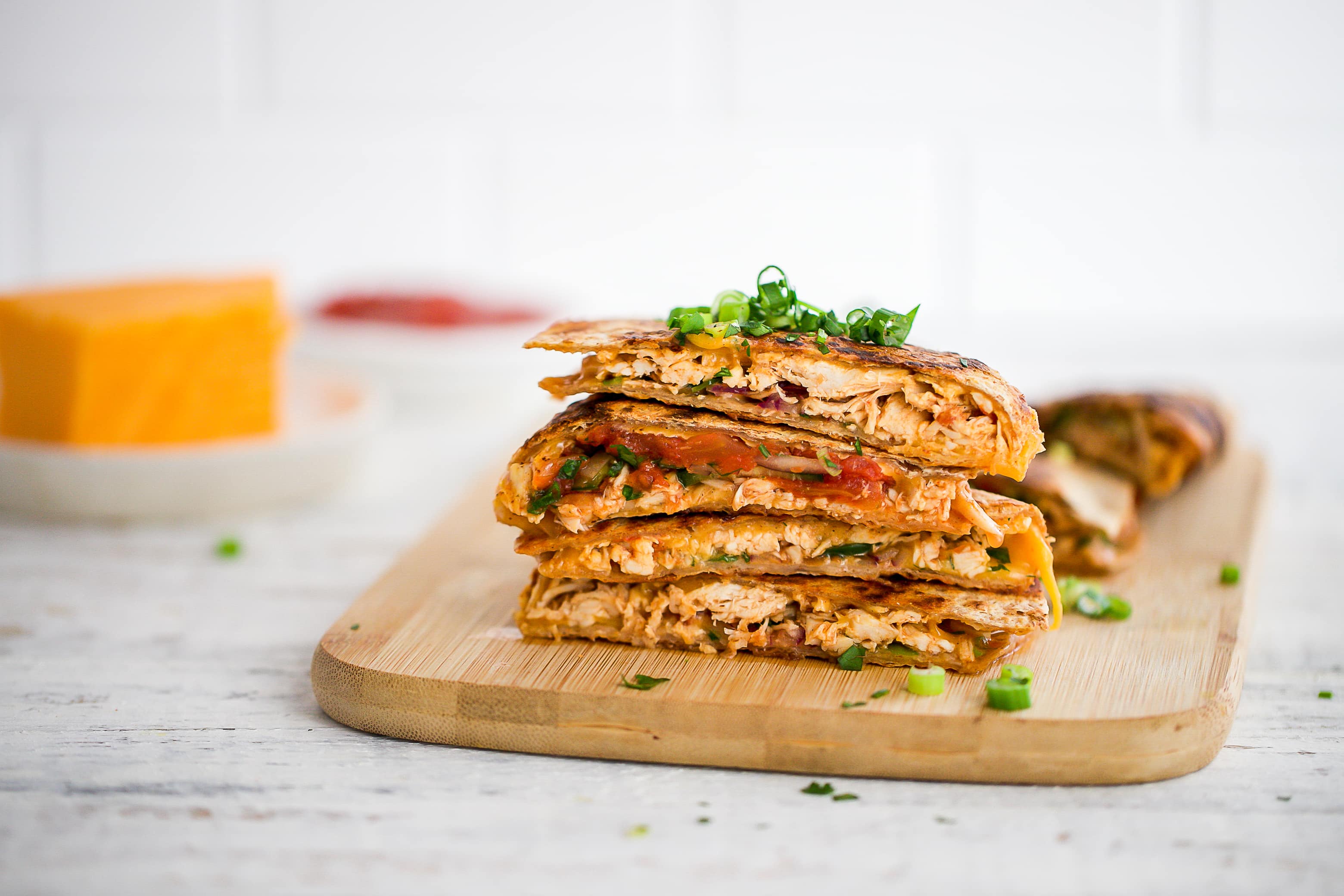 20 Meals Your Postnatal Clients Will Love: Chicken & Veggie Quesadillas