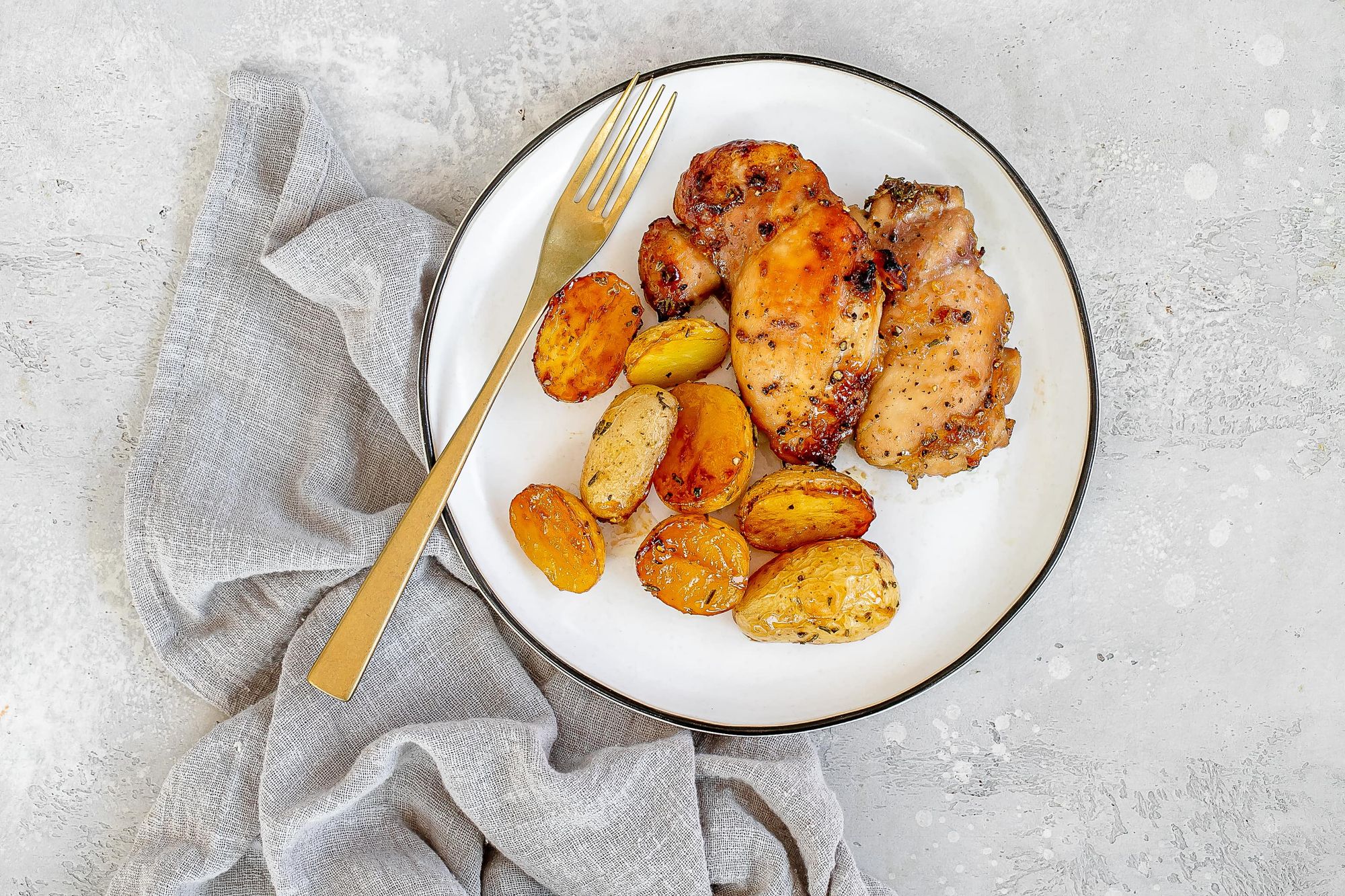 HoneyGarlicChickenAndPotatoesTCL-1