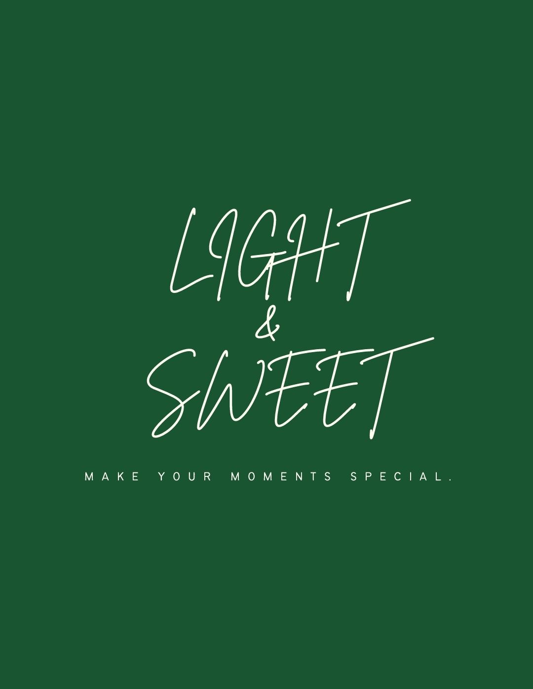 A simple process - Light & Sweet
