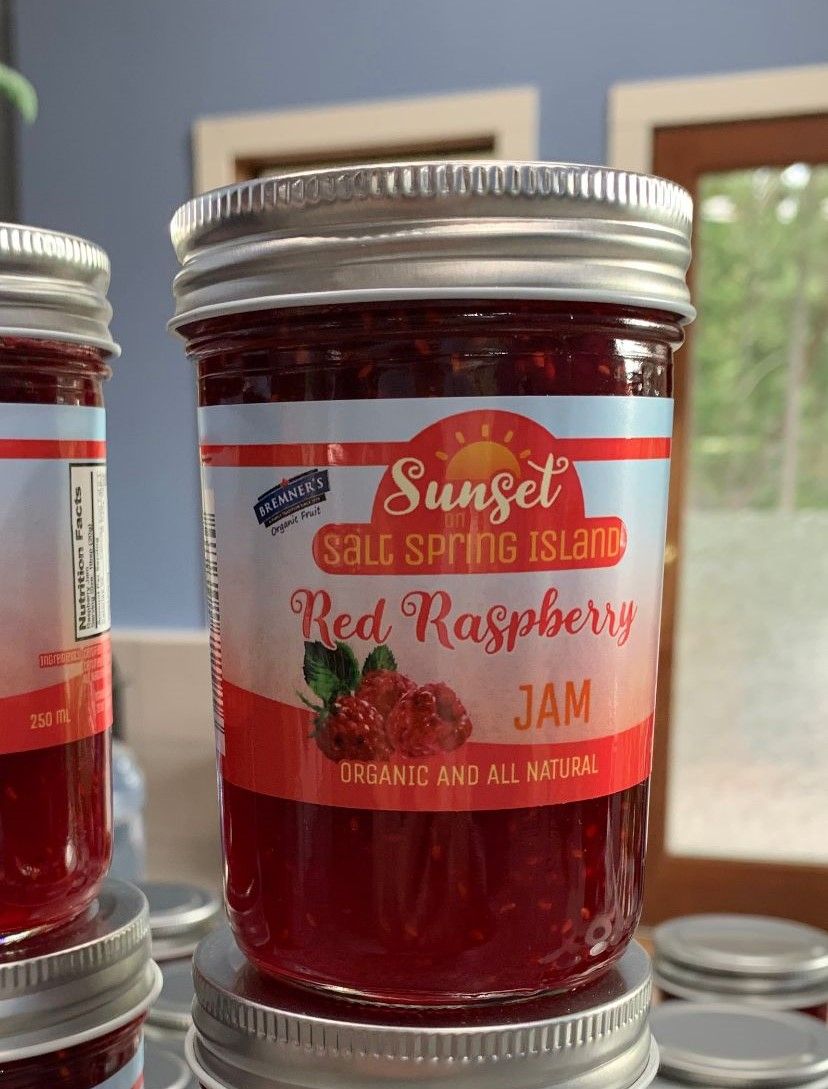 Homemade Jams and Jellies - Sunset on Salt Spring