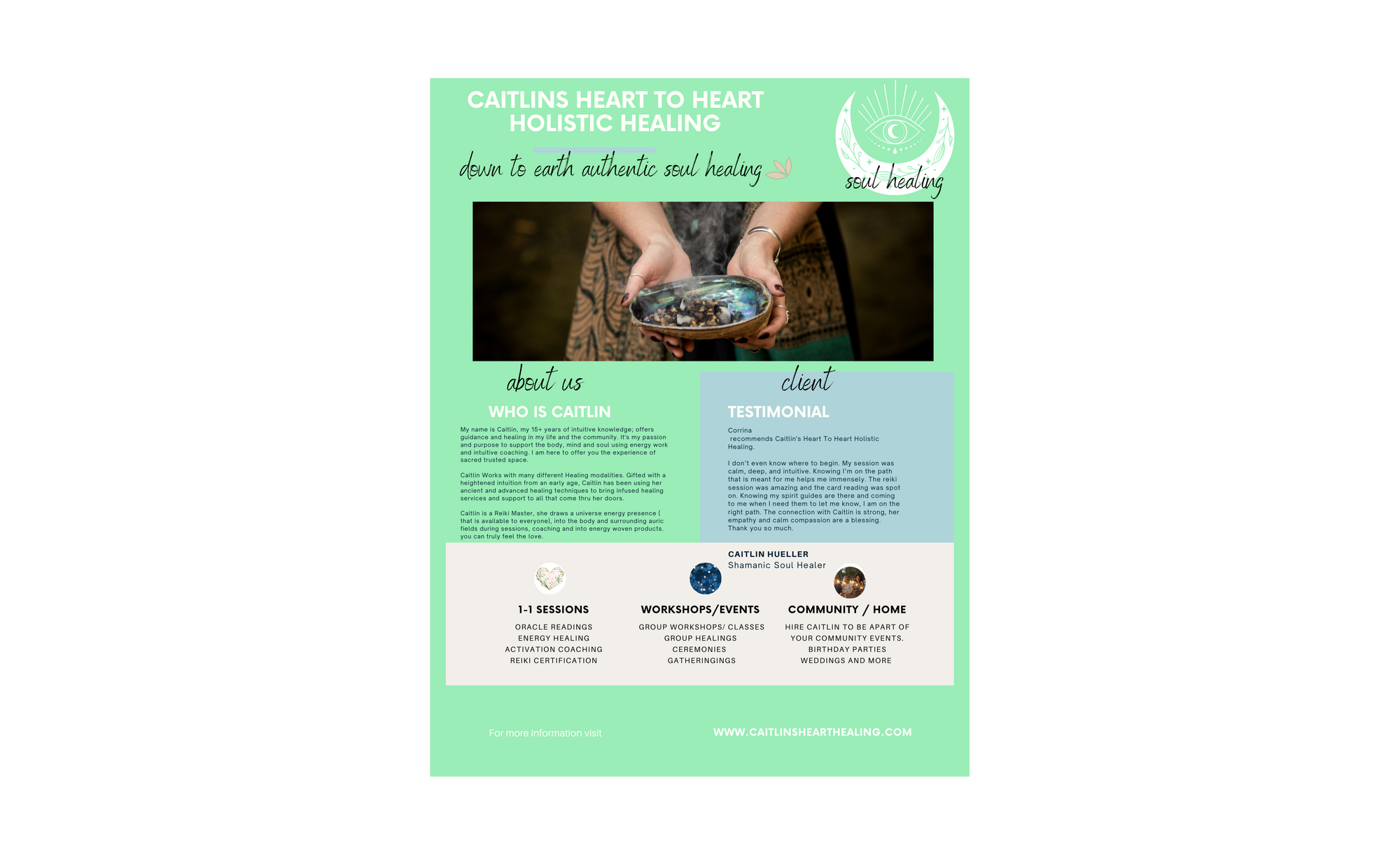 Soul Healing - Caitlins Heart To Heart Holistic Healing