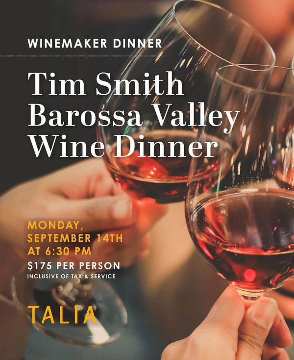 Talia -Barossa Valley Winemaker Dinner