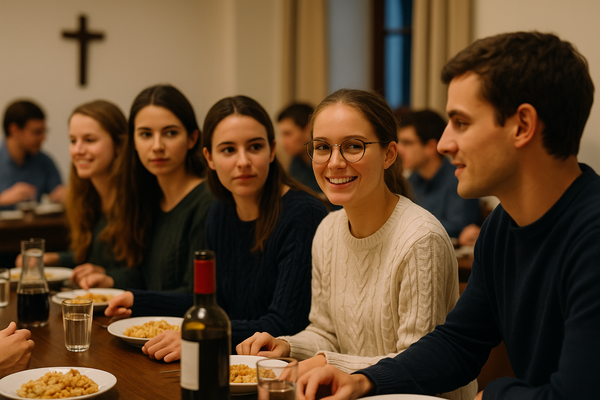 Dîner-caté des jeunes
