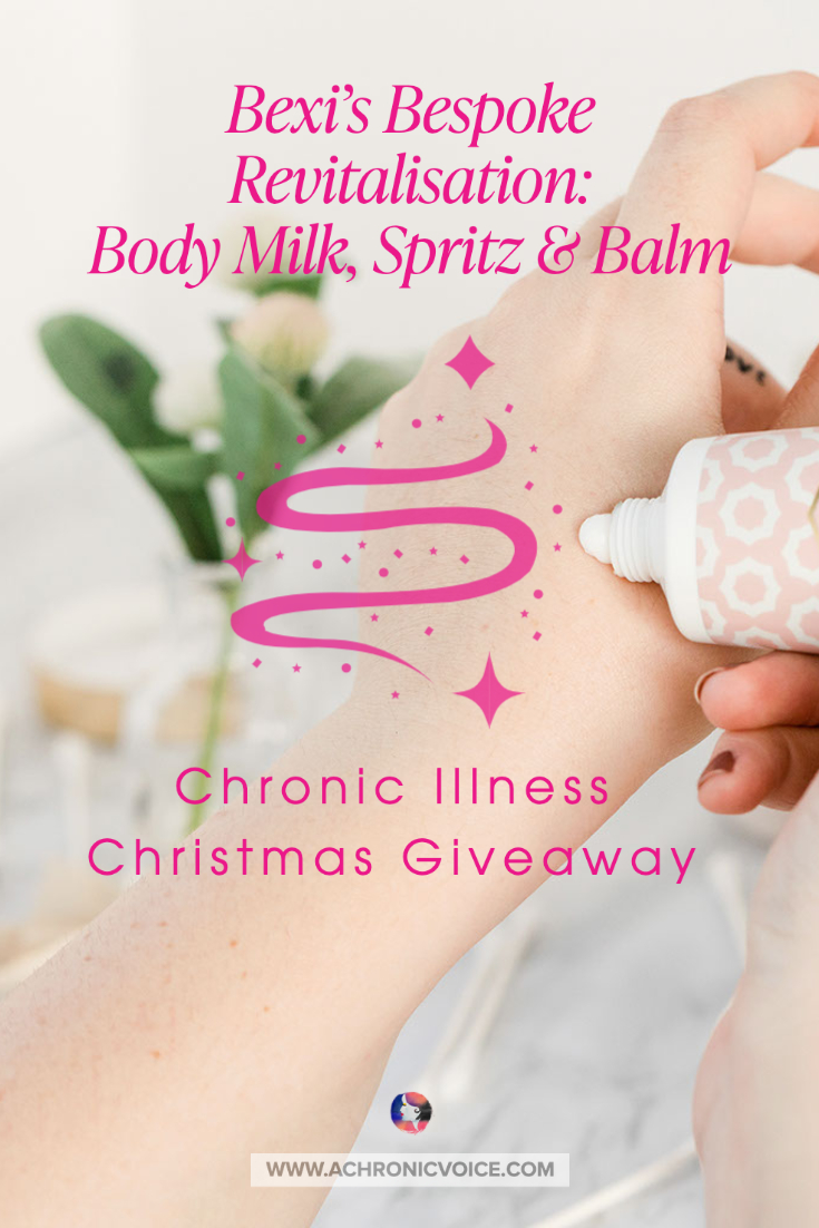 Bexi is giving away three products from her Bespoke Revitalisation range in this Christmas giveaway: Body Milk, Spritz and Balm.