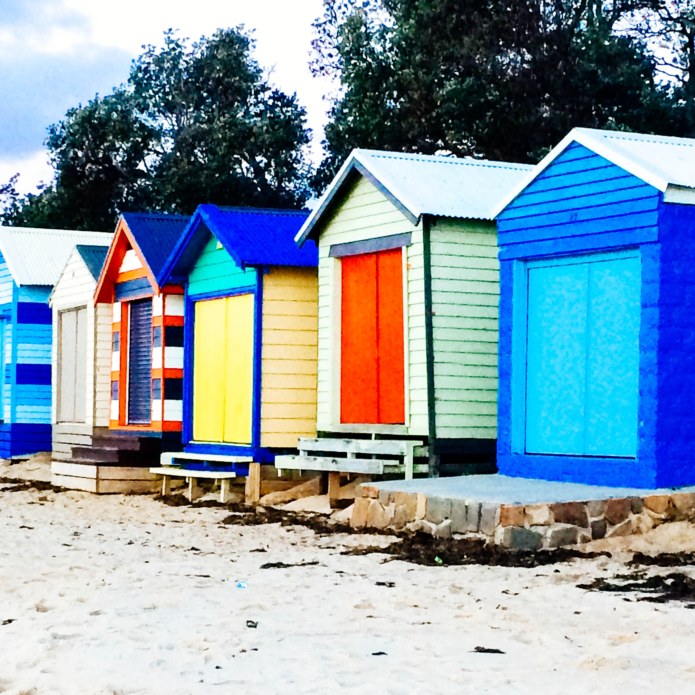 Bathing boxes, Rosebud – where Bree Dixon lives