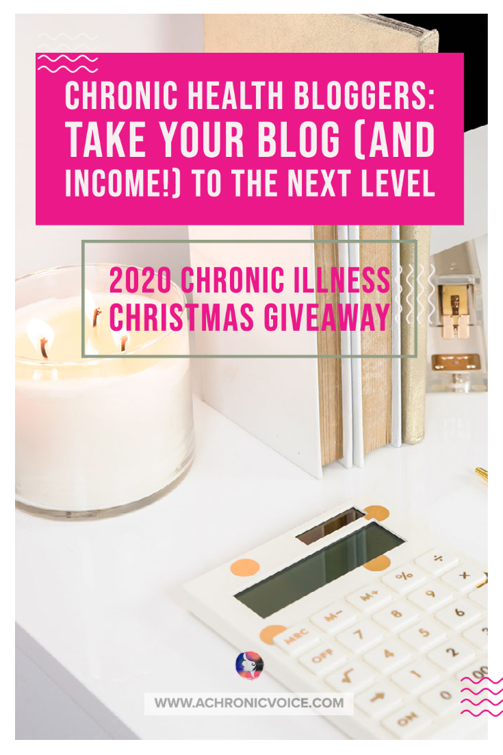 Kate Mitchell's e-book is written with the chronically ill in mind! She is giving away a copy this Christmas here.