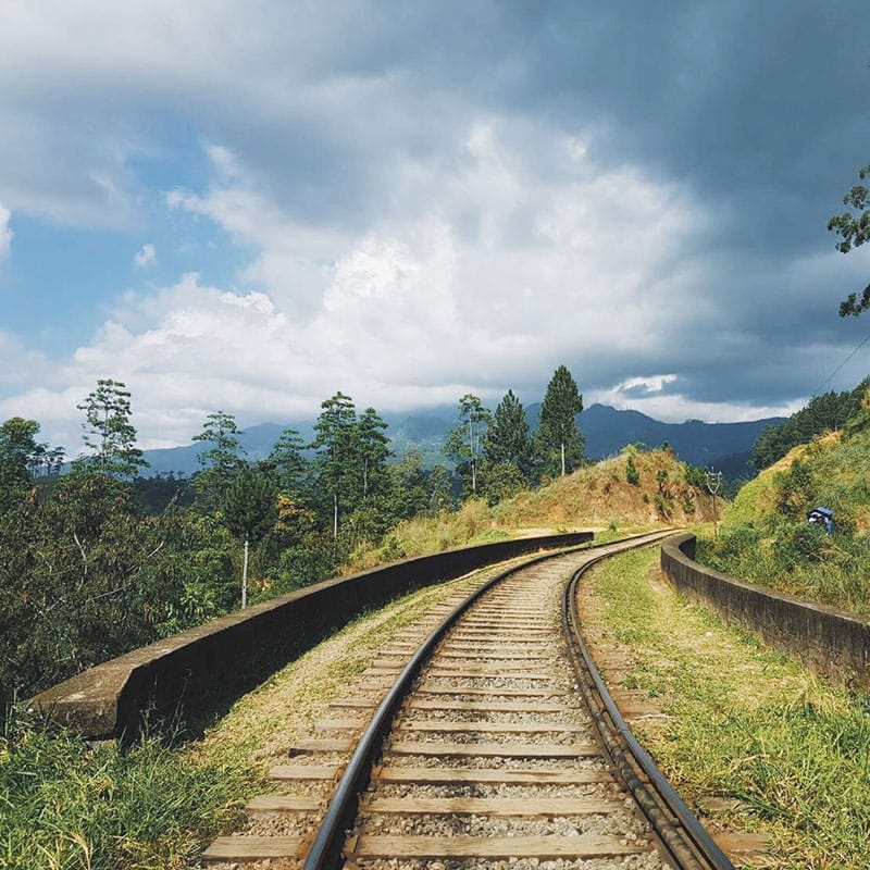 Railway tracks at Ella
