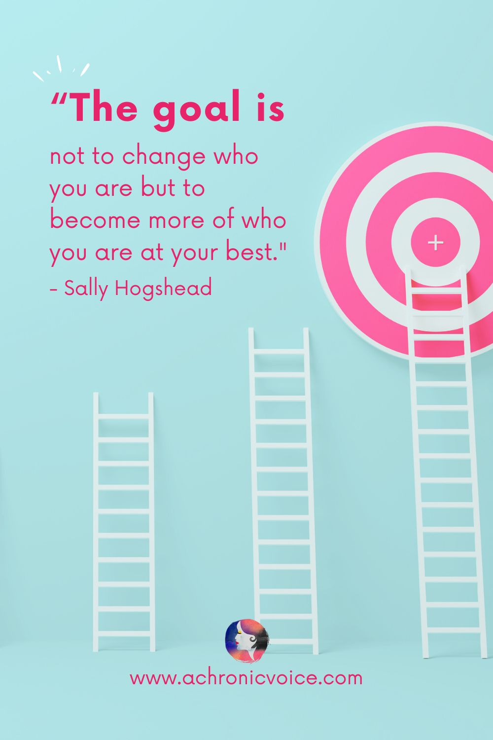 “The goal is not to change who you are but to become more of who you are at your best.” - Sally Hogshead