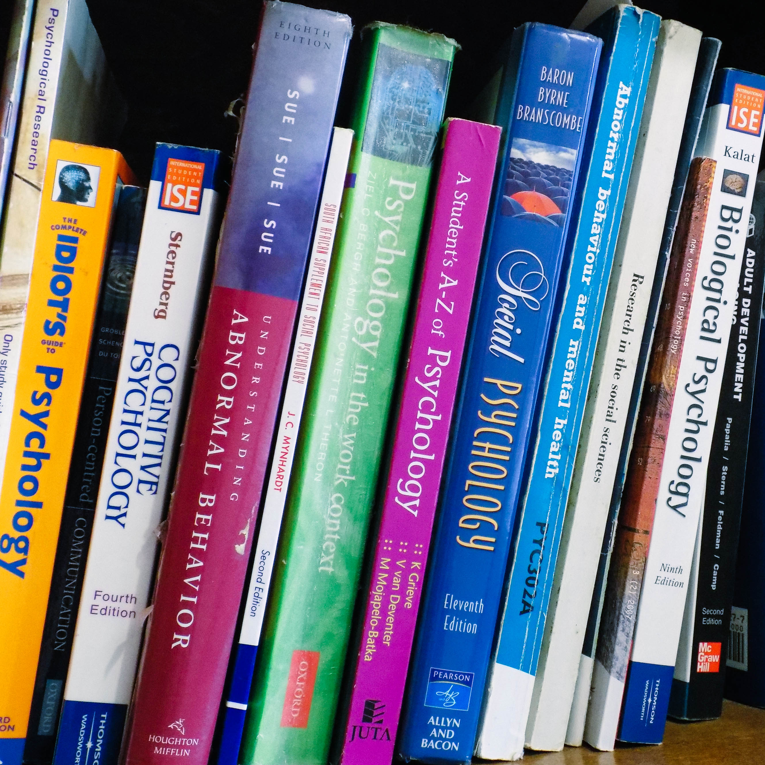 Just some of Kelly’s massive book collection