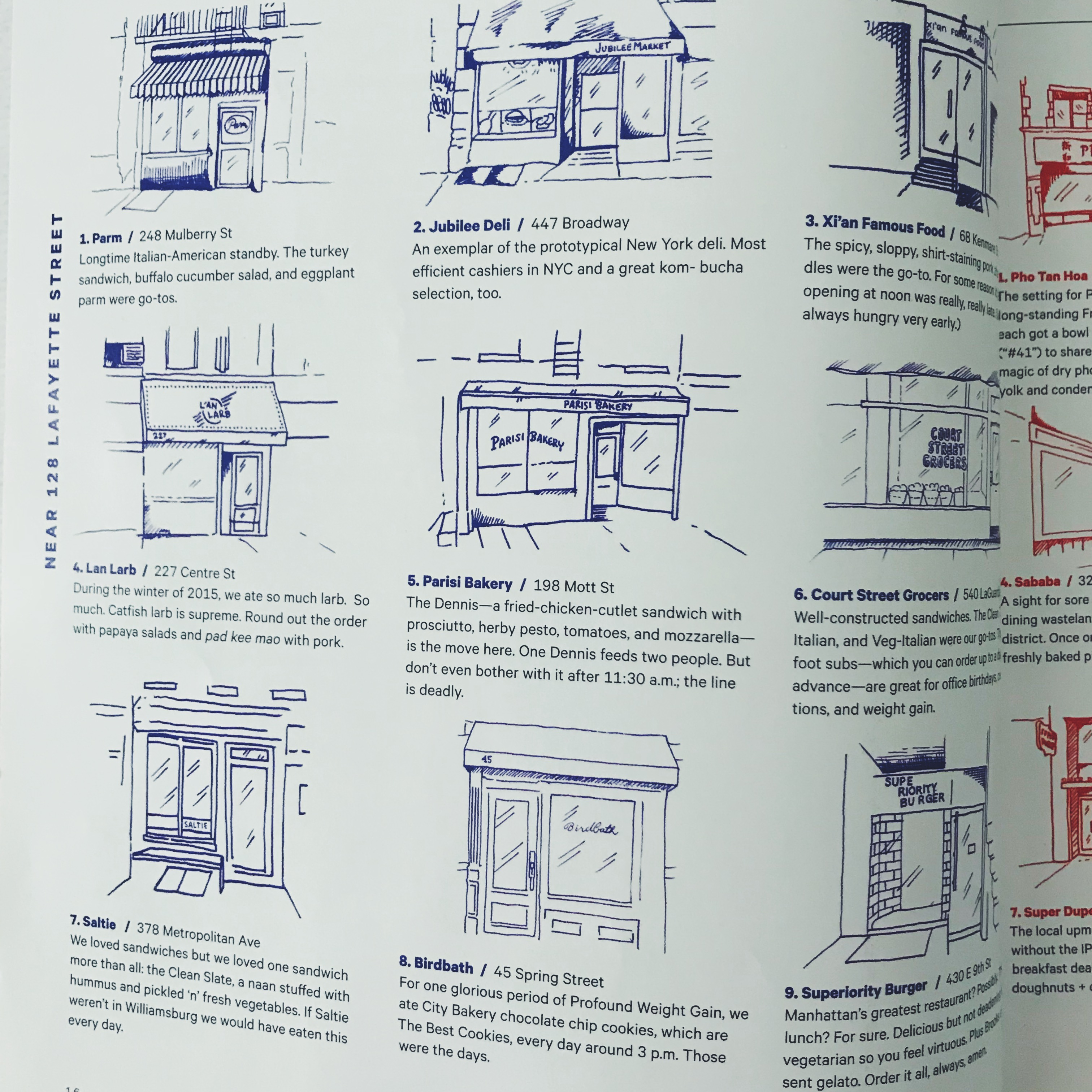 Lunch lists in New York vs San Francisco. Lucky Peach’s last issue ever magazine review.