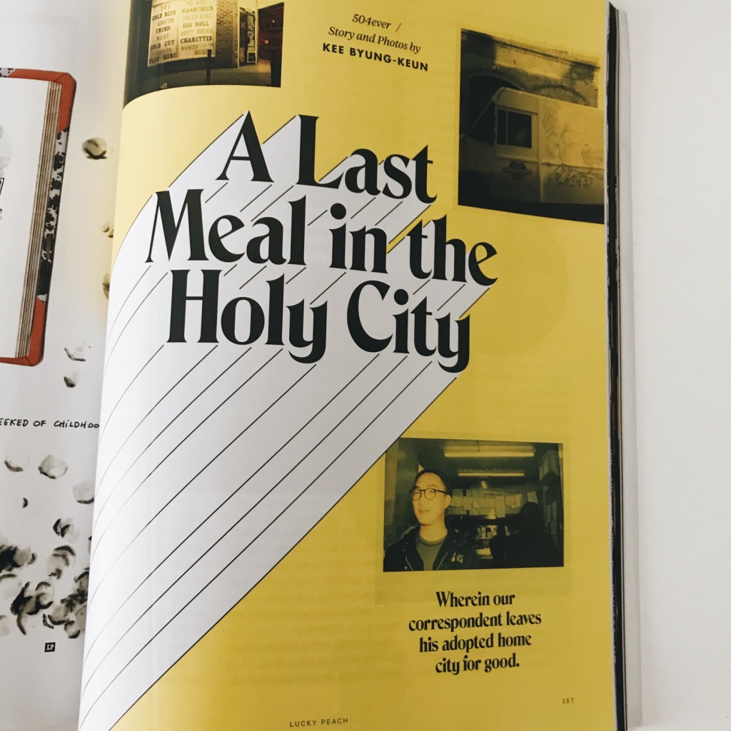 A last meal in the holy city essay. Lucky Peach’s last issue ever magazine review.