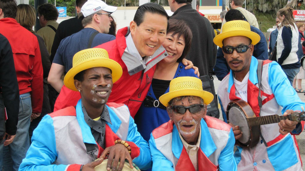 Mum and dad in Cape Town, South Africa.