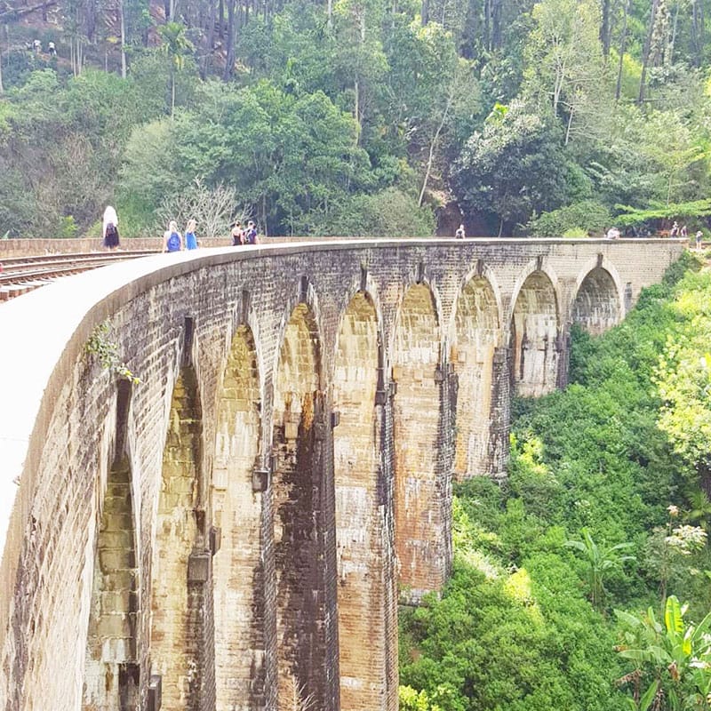 The beautiful Nine Arches Bridge in Ella
