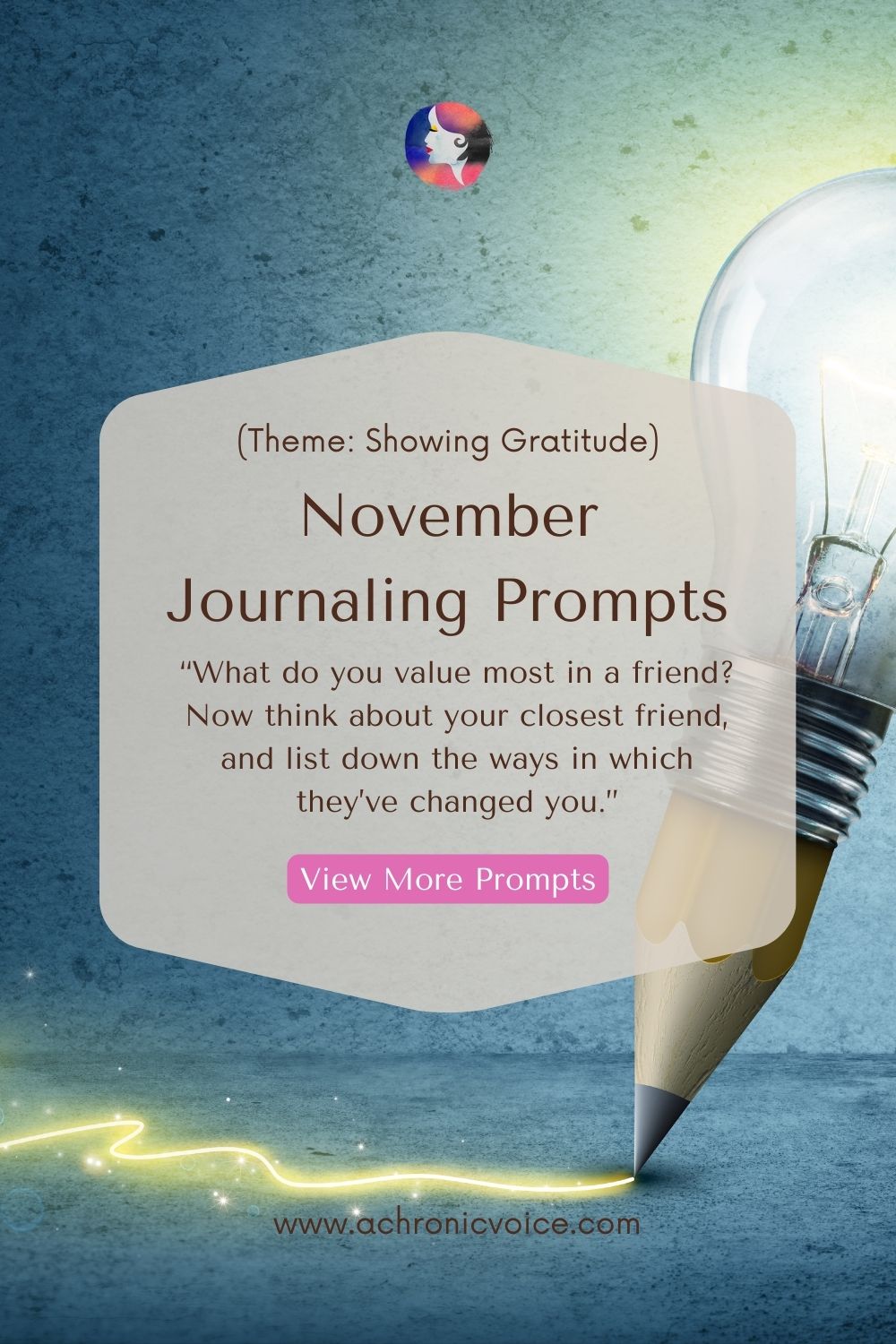 November Mindfulness Journaling Prompts (Theme: Showing Gratitude)