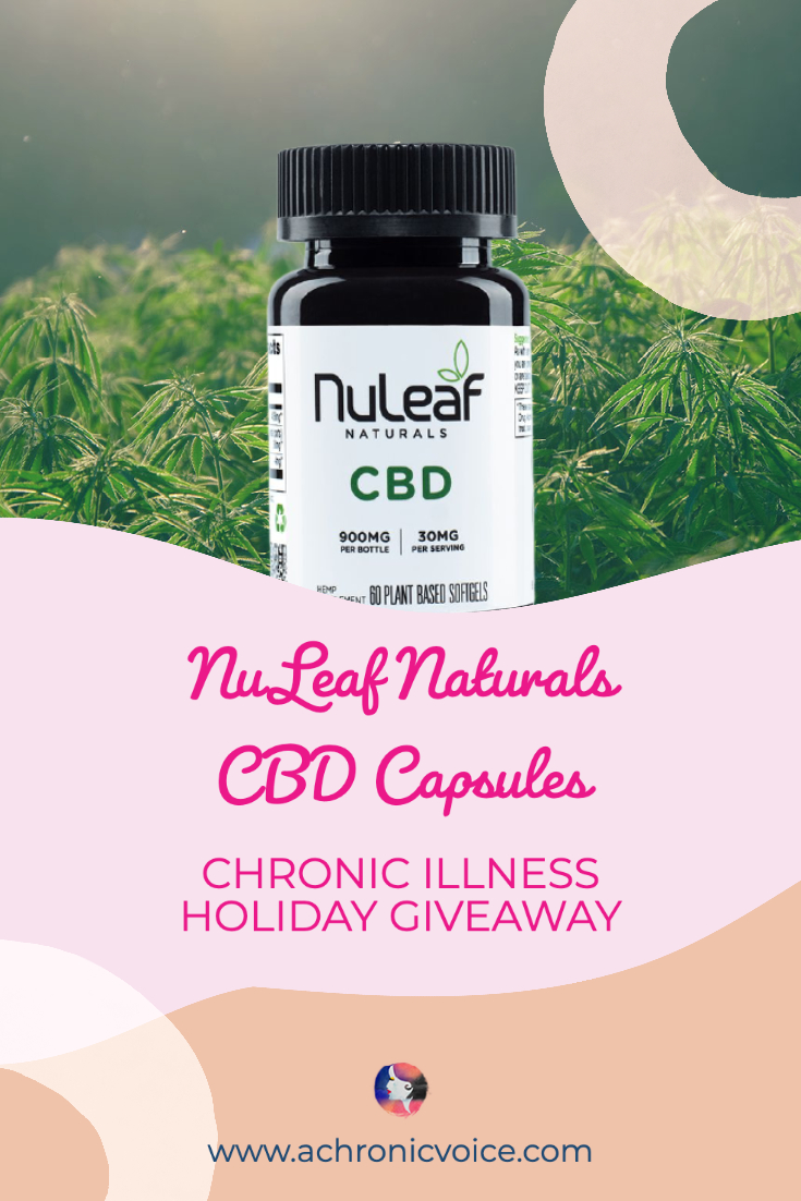 NuLeaf Naturals is sponsoring a bottle of CBD oil and a bottle of CBD capsules in this Holiday Giveaway for people with disabilities, mental illness or chronic illness! They are one of the America's top pioneering cannabinoid wellness companies that sells full-spectrum CBD and a range of other hemp products.