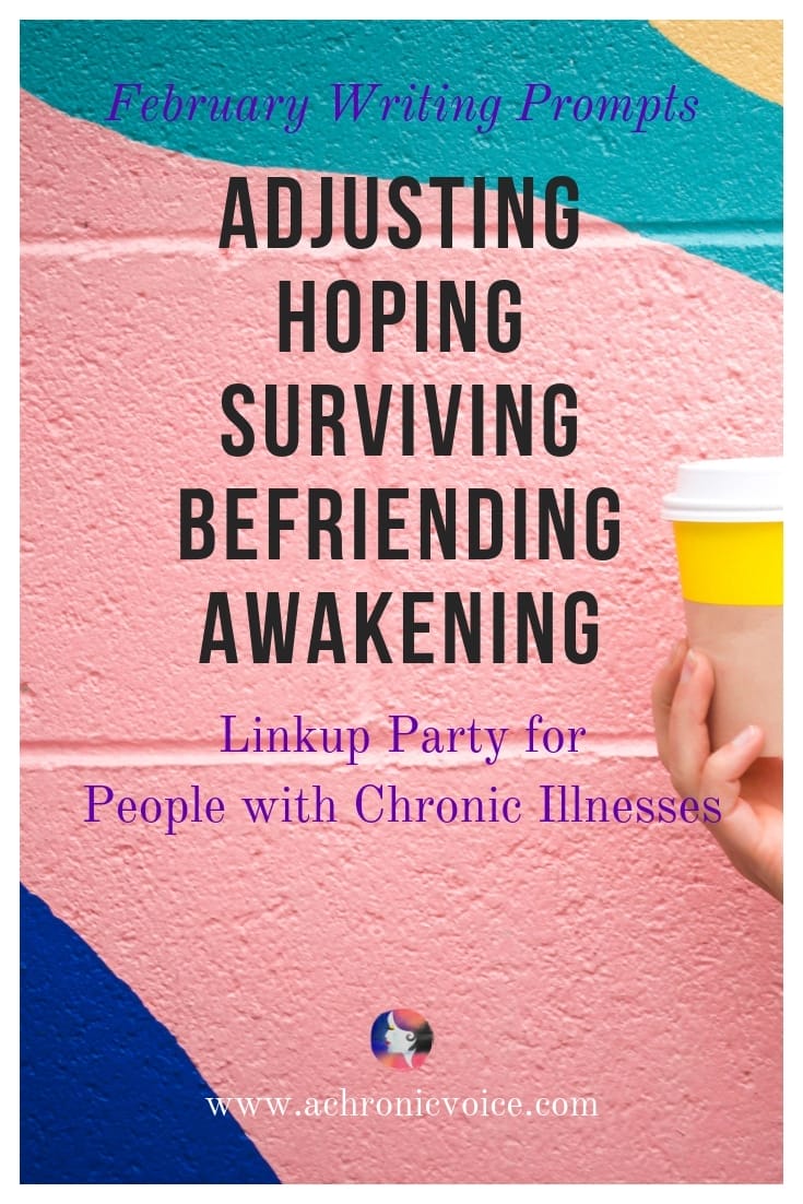 February 2019 Prompts: Adjusting, Hoping, Surviving, Befriending & Awakening