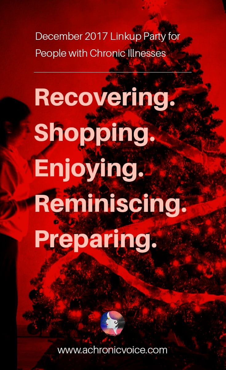 December 2017 Prompts: Recovering, Shopping, Enjoying, Reminiscing and Preparing
