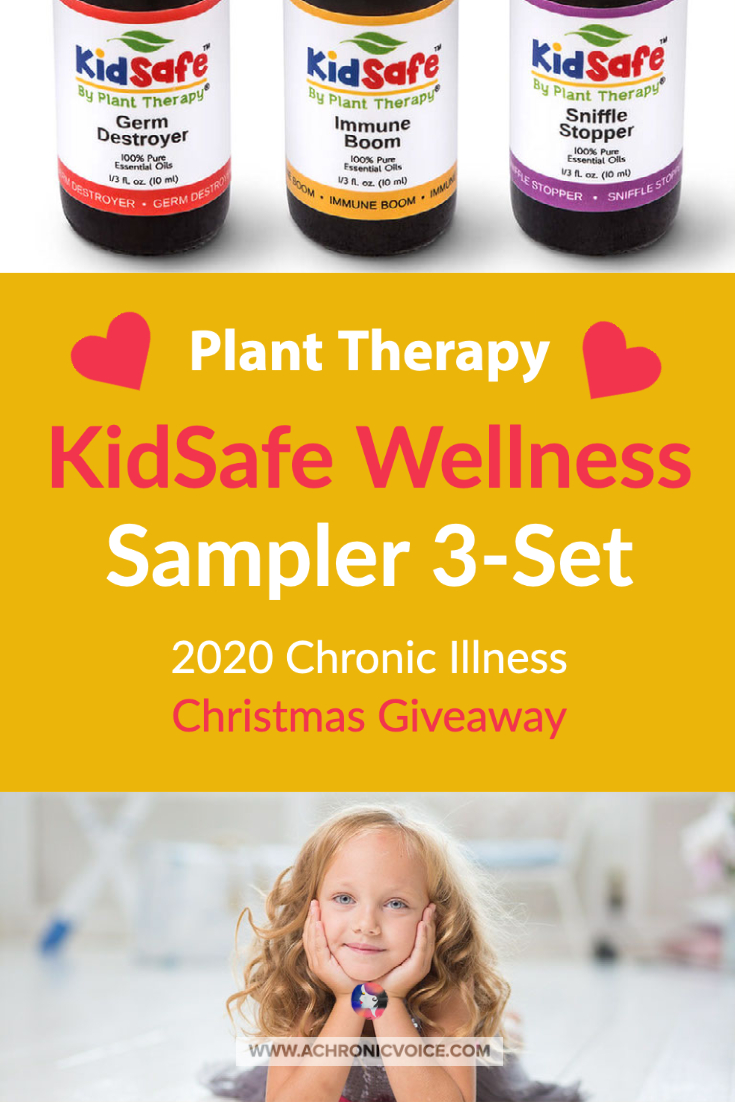 Plant Therapy: KidSafe Wellness Sampler 3-Set. They are giving away one sampler 3-set in this Christmas Giveaway!