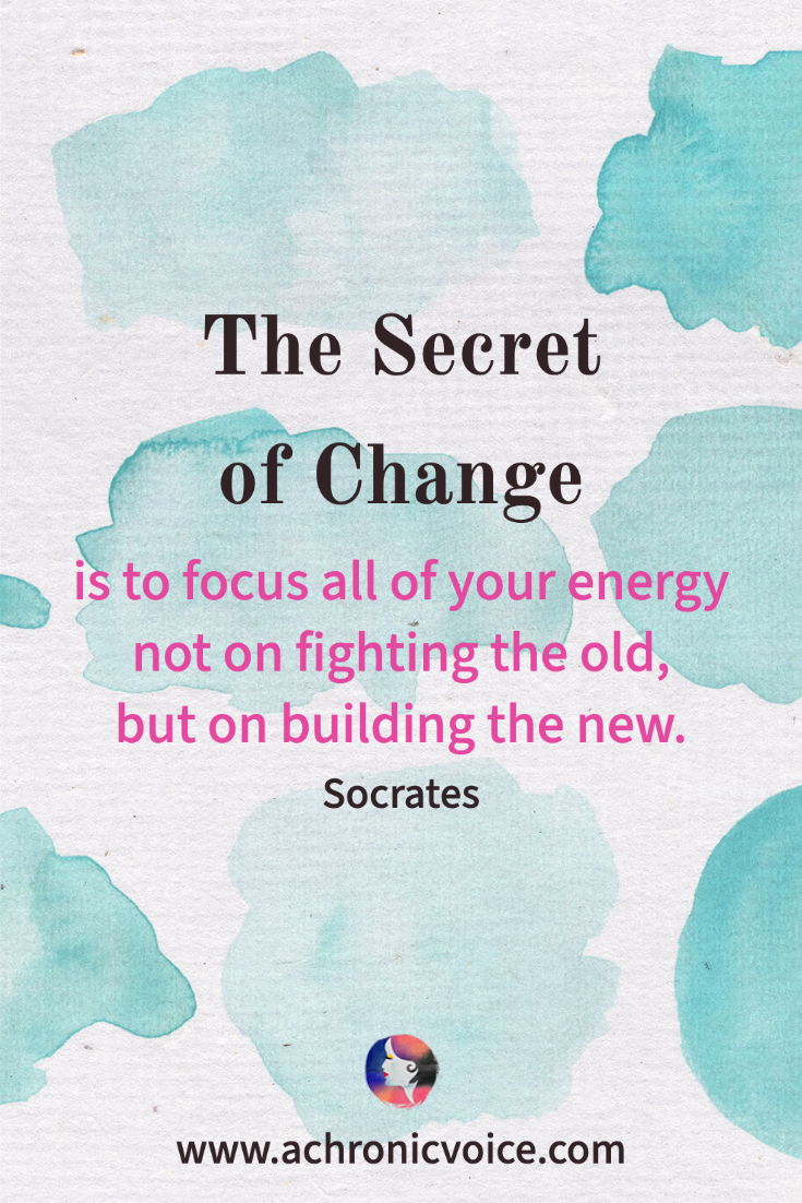 “The secret of change is to focus all of your energy not on fighting the old, but on building the new.” - Socrates