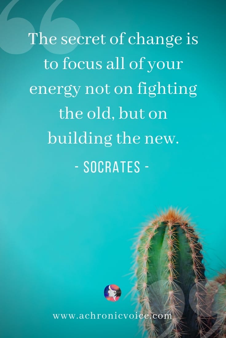 “The secret of change is to focus all of your energy not on fighting the old, but on building the new.” - Socrates
