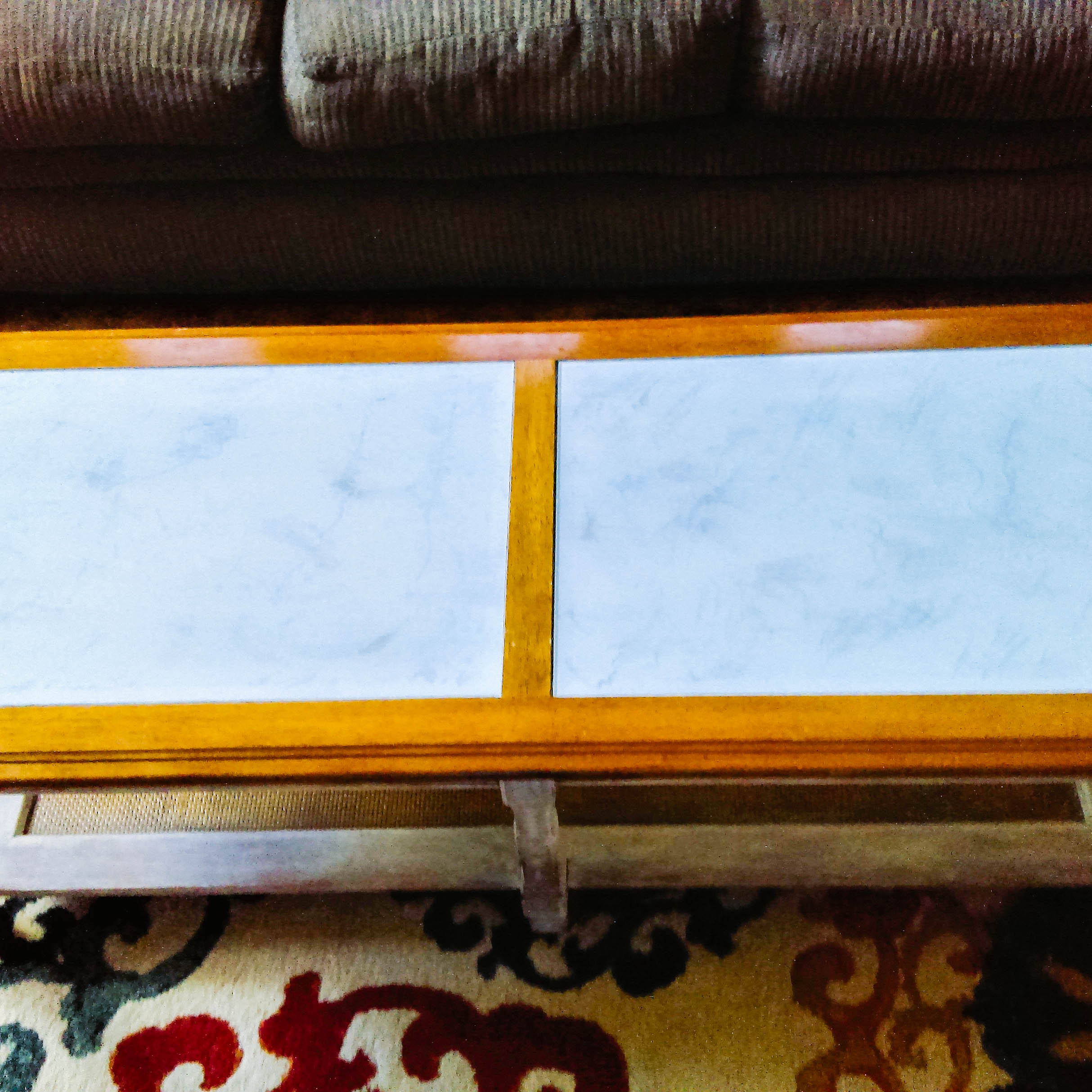 DIY faux marble table top