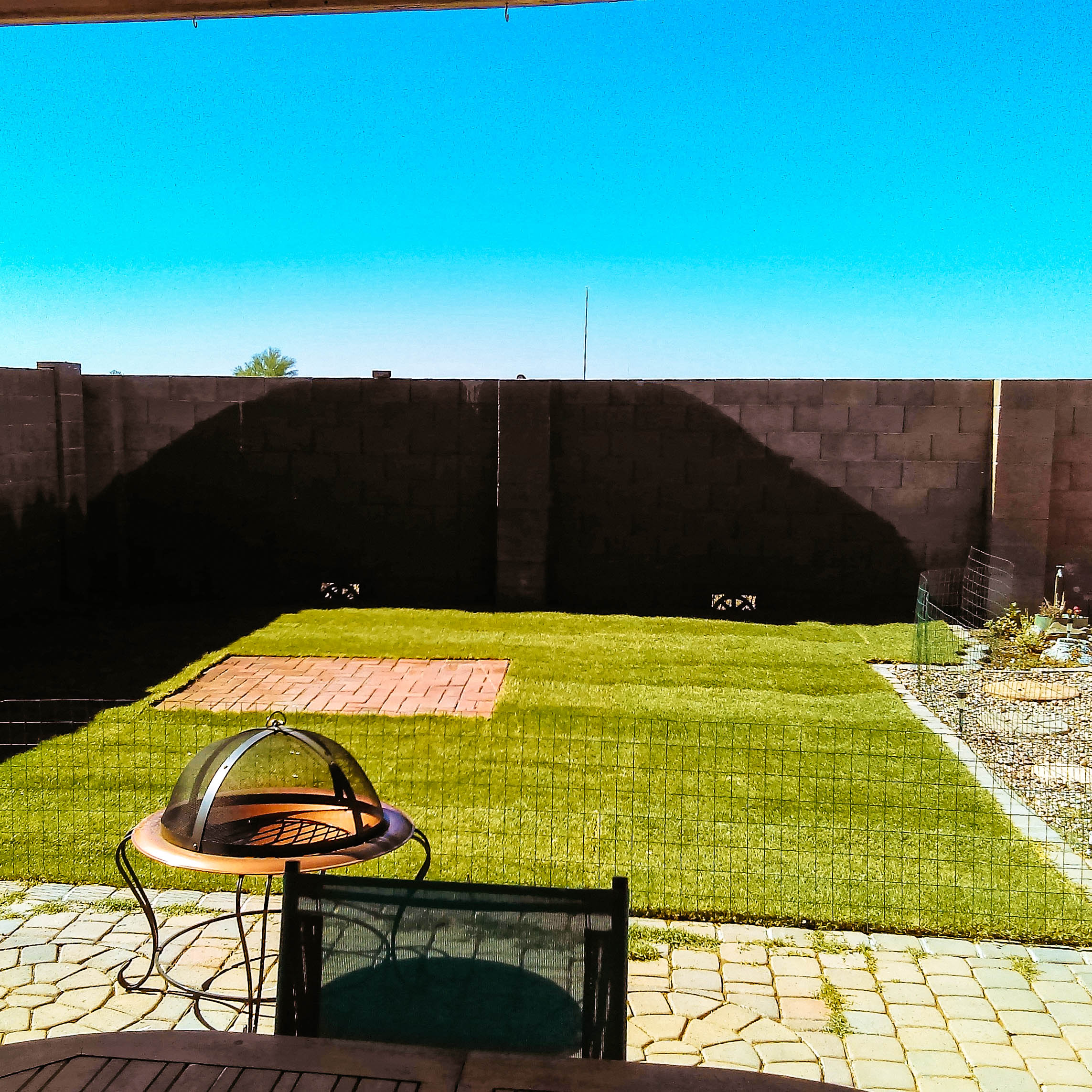 Shannon’s yard: after.