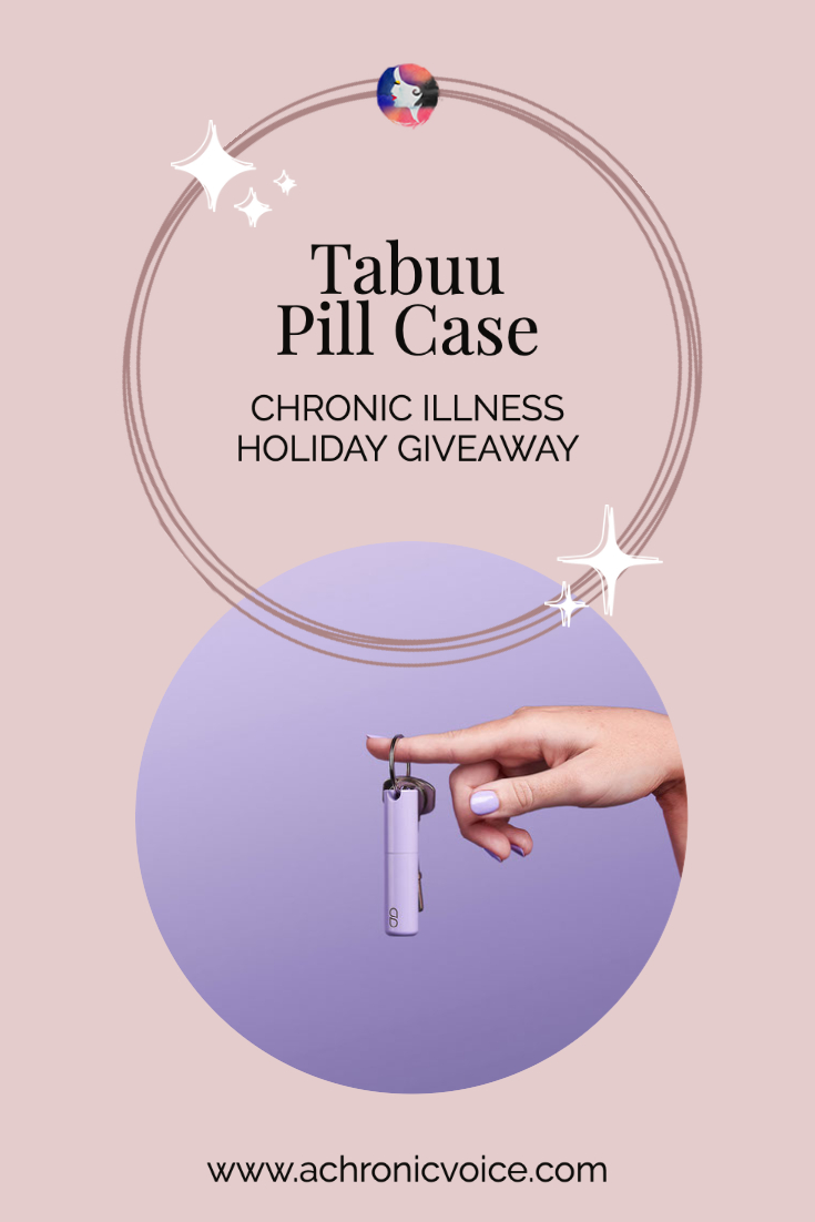 We love Tabuu’s play of words with ‘taboo’. The stigma that you’re ‘too young to be that sick’ is still rampant in society. So taking your pills in public, especially in a fun social setting, can be extra awkward. Tabuu pill cases are waterproof and made of durable food-grade stainless steel, and come in fun, stylish colours. Win one in your favourite colour in this Virtual Holiday Party!