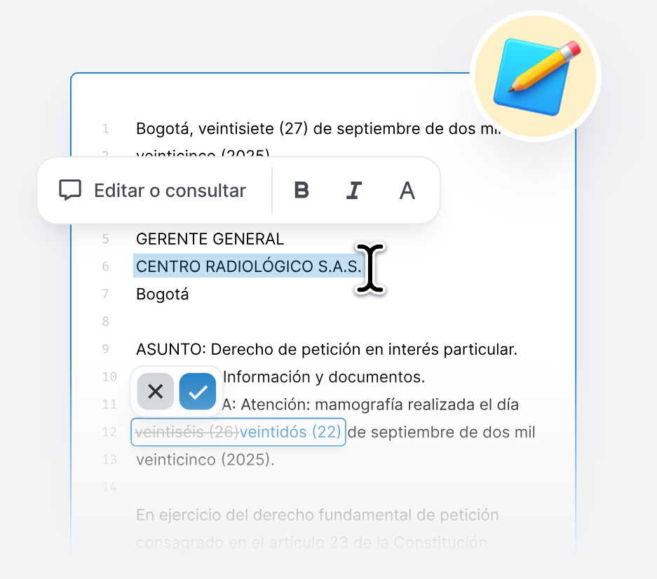 Guía rápida: Redacción de Documentos Legales 2.0