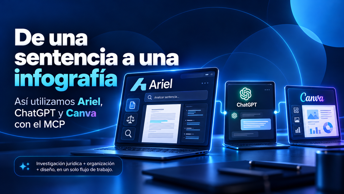 De una sentencia a una infografía: así utilizamos Ariel, ChatGPT y Canva con el MCP