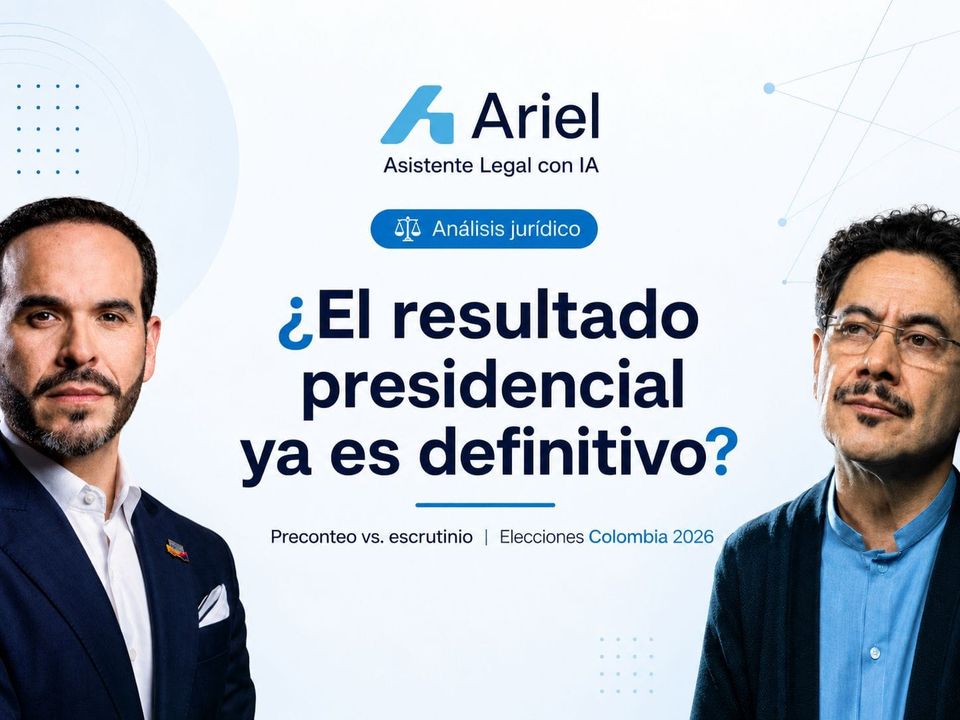 El margen más ajustado del siglo: ¿puede el escrutinio cambiar el resultado de la segunda vuelta presidencial en Colombia?
