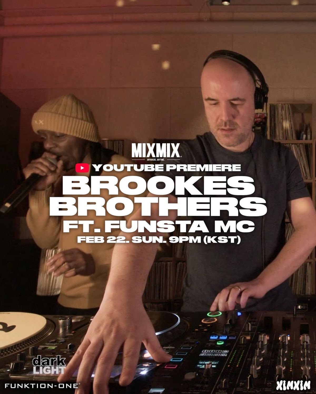 BROOKES BROTHERS ft. FUNSTA MC | DARKLIGHT / @ XIMXIM SEOUL