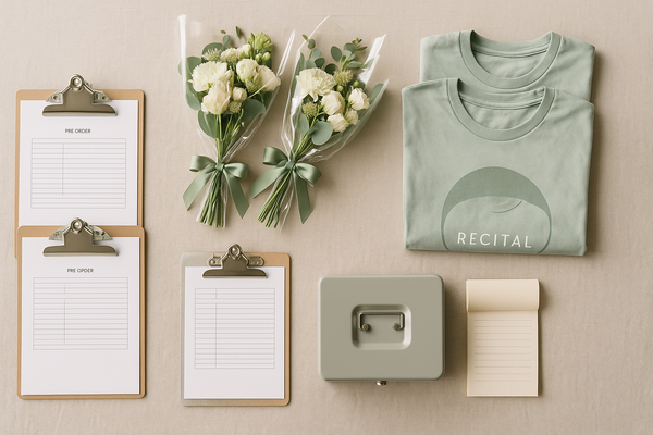 Recital Flowers, Gifts & Concessions: Small Revenue Streams